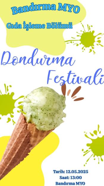 GELENEKSEL DONDURMA FESTİVALİMİZ GERÇEKLEŞTİ