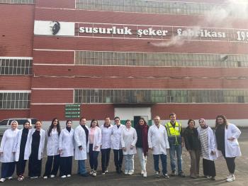 Gıda Teknolojisi Öğrencilerinden Susurluk Şeker Fabrikası’na Teknik Gezi