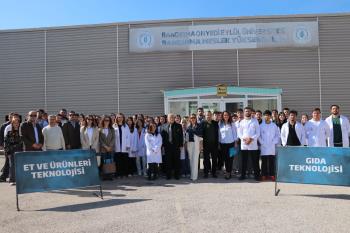 Gıda ve Et Programı Öğrencilerimiz Önlüklerini Giydi